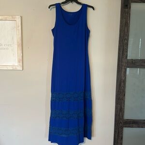 *NWOT* Apt. 9 Blue Maxi Dress Size XL
